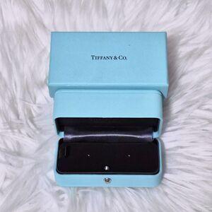 Tiffany & Co Stud Earrings Presentation Box in Blue